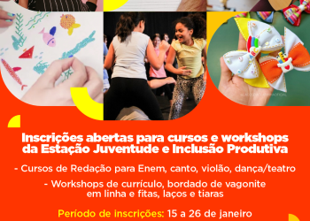 Sedes abre inscrições para cursos e workshops nesta segunda-feira (15)