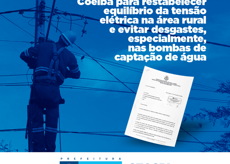Seagri solicita à Coelba restabelecimento do equilíbrio da tensão elétrica na área rural e evitar desgastes, especialmente, nas bombas de água