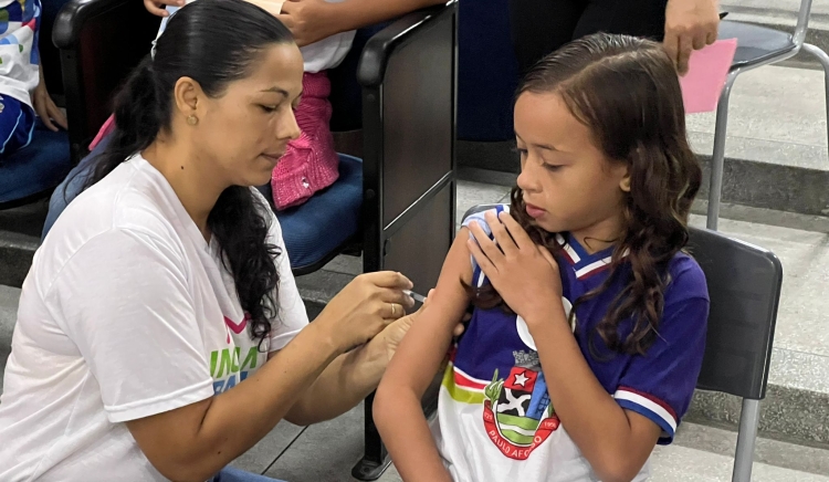 Sesau inicia Semana de Vacinação nas Escolas e atualiza cartão de crianças e adolescentes
