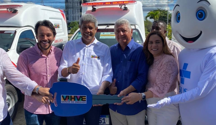 Marcondes recebe ambulância do governador Jerônimo fruto da emenda de Mário Júnior
