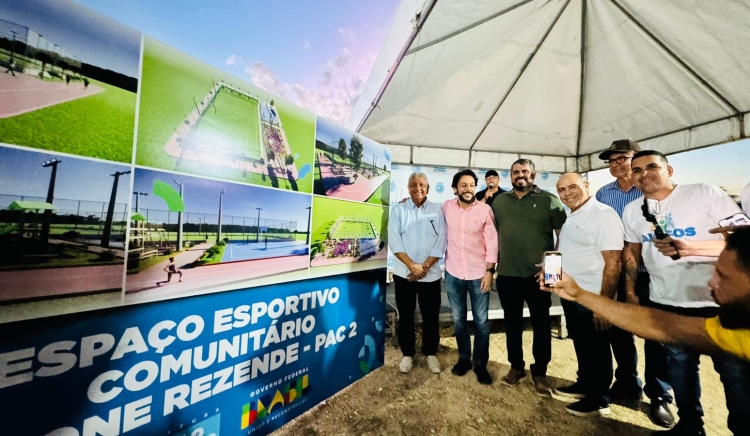 Lançamento do projeto do Espaço Esportivo Comunitário aconteceu nesta sexta-feira (22)