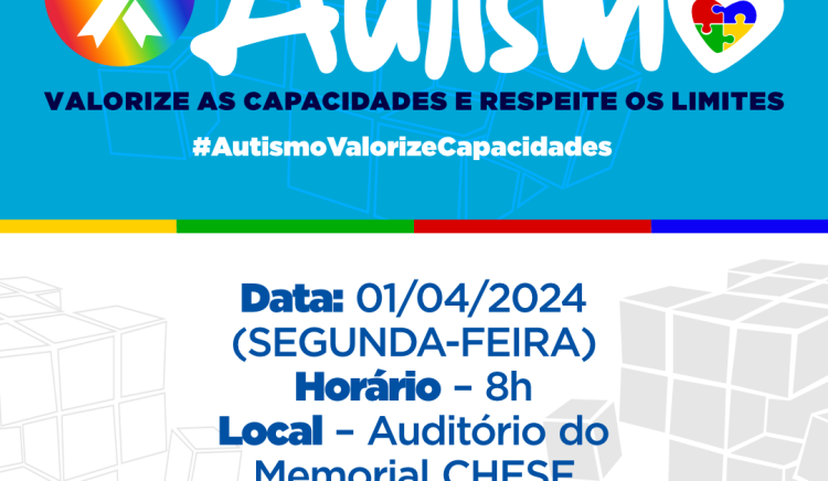 Seduc realiza Semana de Conscientização do Autismo com abertura no Memorial dia 1º e atividades nas escolas até 5 de abril