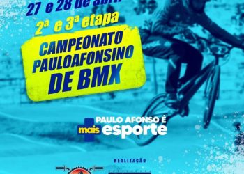 Com o apoio da Prefeitura, 2ª e 3ª etapas do Campeonato Pauloafonsino de BMX acontece nos dias 27 e 28 de abril