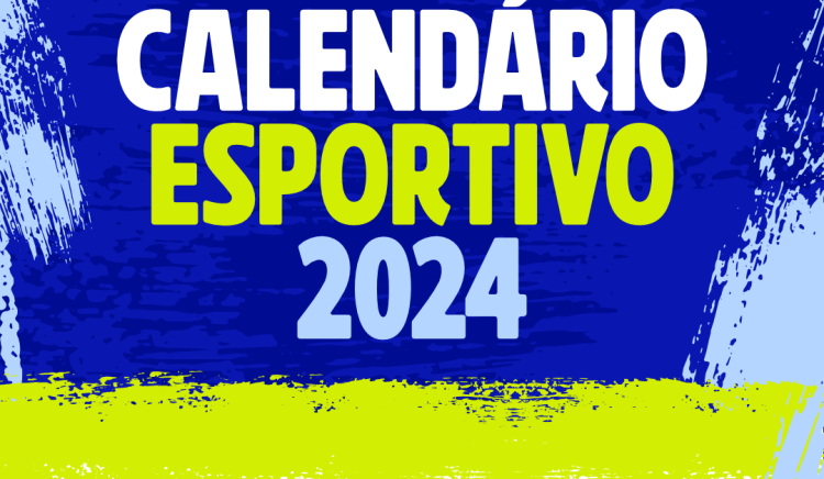 Calendário Esportivo 2024 reúne diversas modalidades