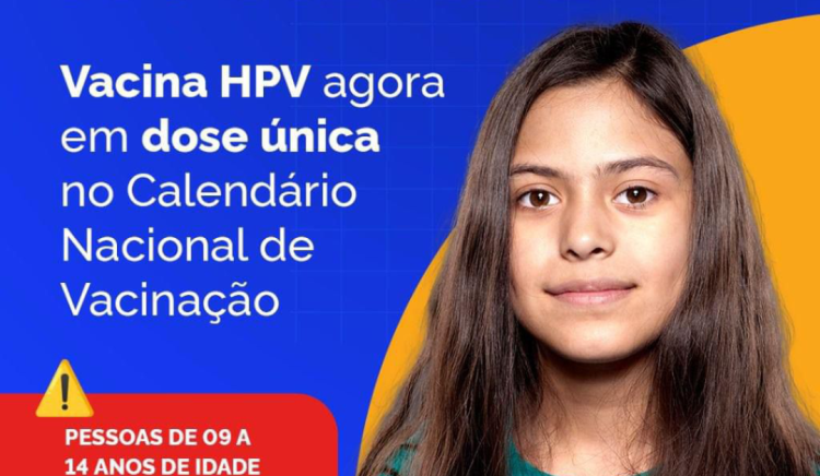 Vacina contra HPV passa a ser aplicada em dose única, seguindo a orientação do Ministério da Saúde