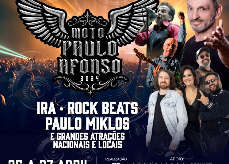 De 25 a 27 de abril Moto Paulo Afonso reúne motociclistas de todo o país com programação musical e aquece a economia local