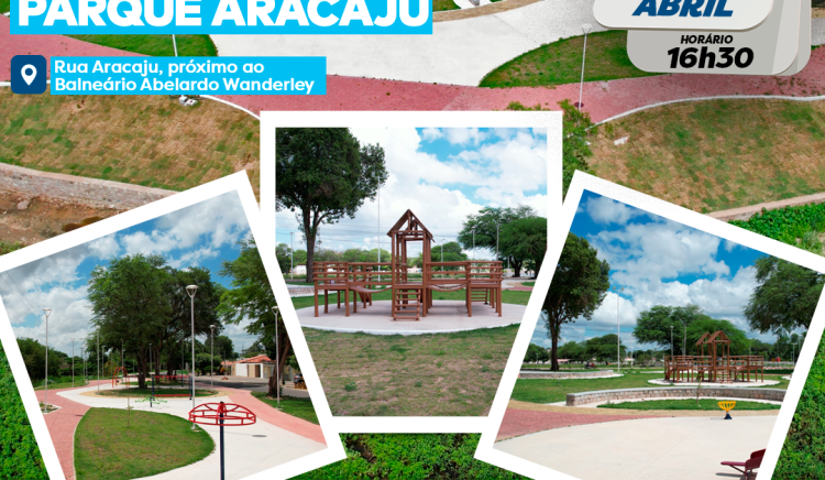 Parque Aracaju será entregue neste domingo (14) garantindo mais lazer e acessibilidade