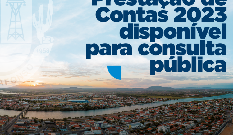 Prestação de Contas 2023 disponível para consulta pública