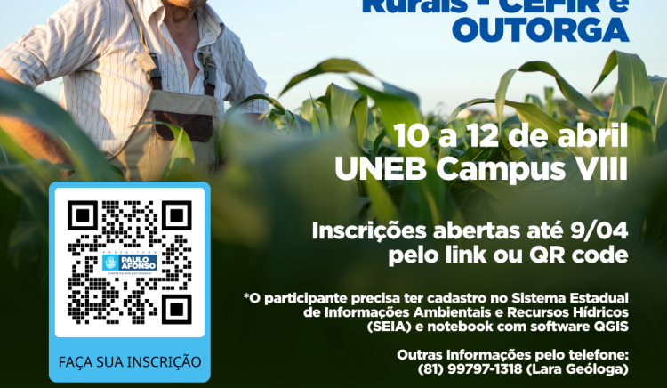 Em parceria com o Estado e Inema, Prefeitura oferta capacitação sobre Cadastro Estadual Florestal de Imóveis Rurais