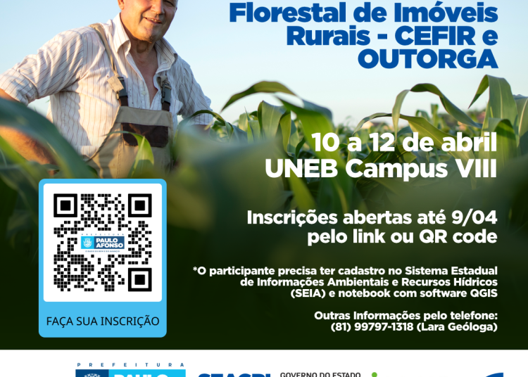 Em parceria com o Estado e Inema, Prefeitura oferta capacitação sobre Cadastro Estadual Florestal de Imóveis Rurais