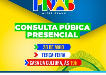 PARTICIPE DA CONSULTA PÚBLICA PRESENCIAL PARA ELABORAÇÃO DO PNAB 2024