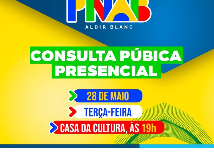 PARTICIPE DA CONSULTA PÚBLICA PRESENCIAL PARA ELABORAÇÃO DO PNAB 2024