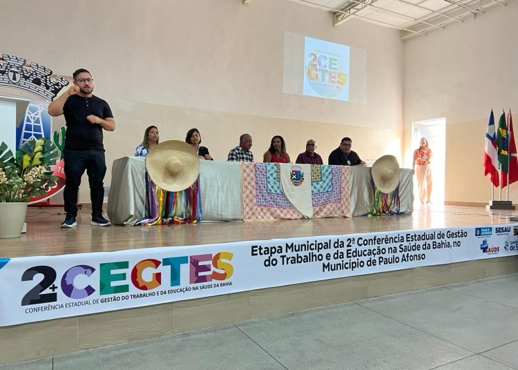 2ª Conferência Estadual de Gestão do Trabalho da Educação na Saúde da Bahia discute propostas para as Conferências Estadual e Nacional