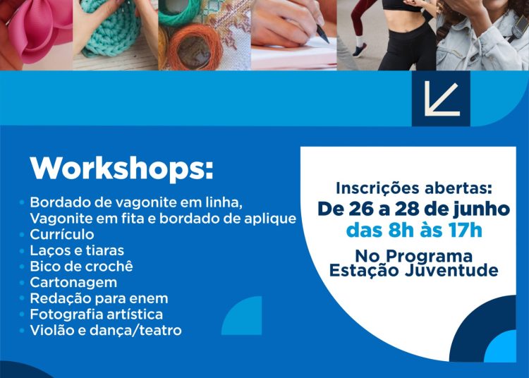 Inscrições para workshops do Programa Inclusão Produtiva estão abertas de 26 a 28 de junho