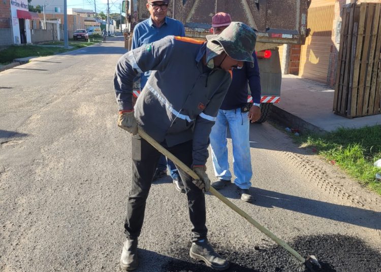 TAPA BURACO MOXOTÓ 1 Prefeitura de Paulo Afonso Operação tapa buraco tem continuidade no Moxotó
