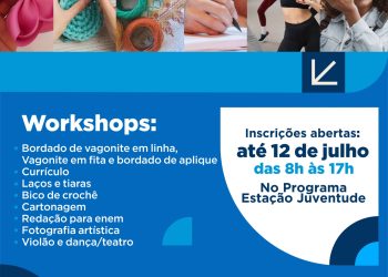 Inscrições para workshops do Programa Inclusão Produtiva estão abertas até o dia 12 de julho