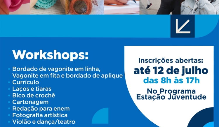 Inscrições para workshops do Programa Inclusão Produtiva estão abertas até o dia 12 de julho