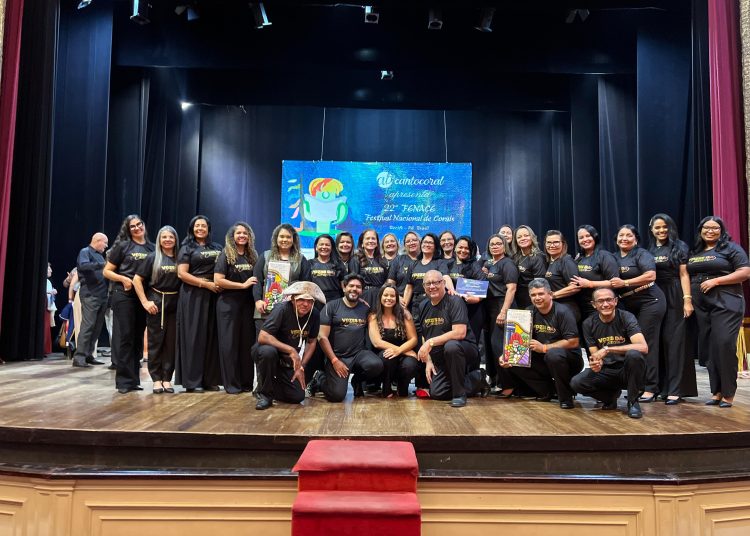 Coral Vozes da Educação da Seduc se apresenta no Festival Nacional de Corais, no Recife