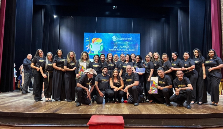 Coral Vozes da Educação da Seduc se apresenta no Festival Nacional de Corais, no Recife