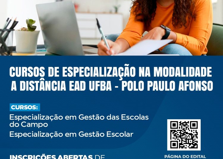 UFBA abre inscrições para os cursos de Gestão das Escolas no Campo e Gestão Escolar