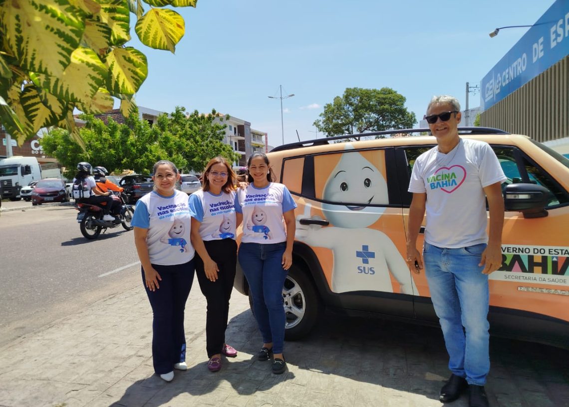 Prefeitura de Paulo Afonso Projeto de Vacinação Itinerante da SESAB em parceria com a SESAU de Paulo Afonso, atinge 242 doses aplicadas em Escolas da Área Rural