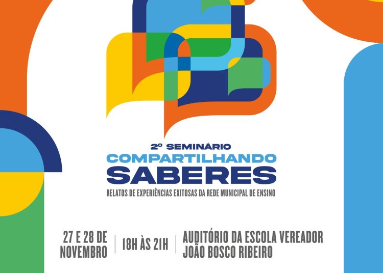 2º Seminário Compartilhando Saberes acontece nesta quarta (27) e quinta (28)