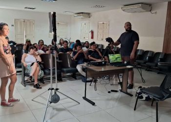 Projeto contemplado pela Lei Paulo Gustavo promove oficina de captação de vídeo