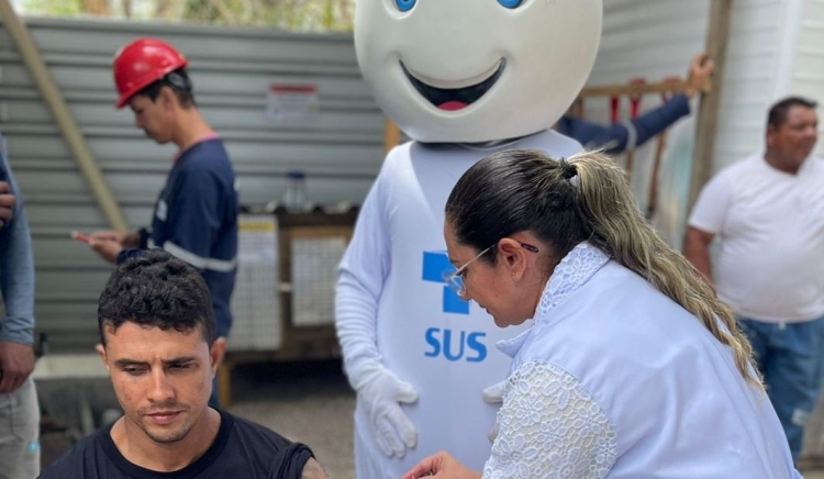 Sesau realiza multivacinação para a imunização dos trabalhadores da empresa Grid Power Solutions Engenharia