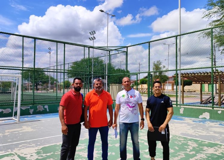 Equipe da superesportes avalia equipamentos esportivos em Paulo Afonso