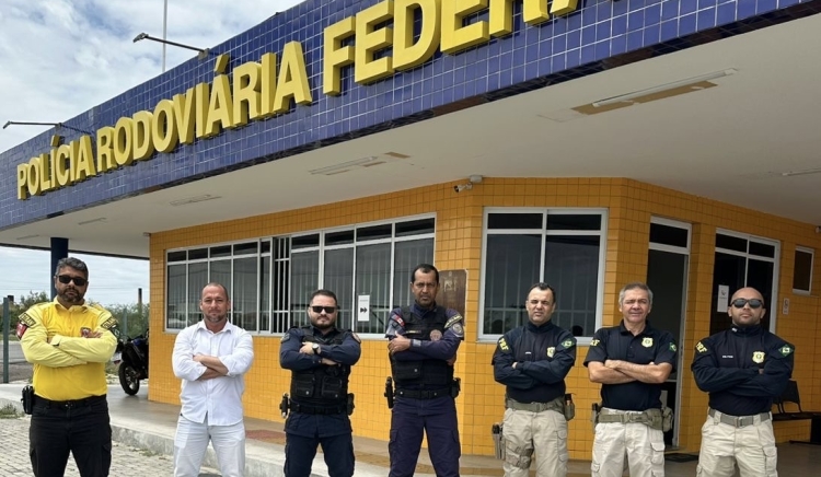 Secretário de Ordem Pública visita PRF para fortalecer ações conjuntas de segurança