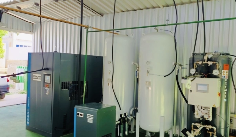 Hospital Nair Alves de Souza recebe novo gerador e ativa Usina de Gases Medicinais