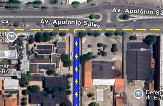 Prefeitura de Paulo Afonso altera sentido de circulação na Travessa da Inconfidência