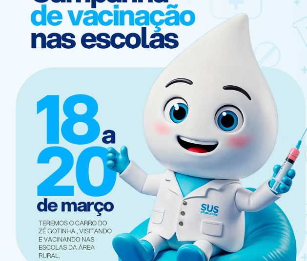 Campanha de Vacinação nas Escolas da Área Rural