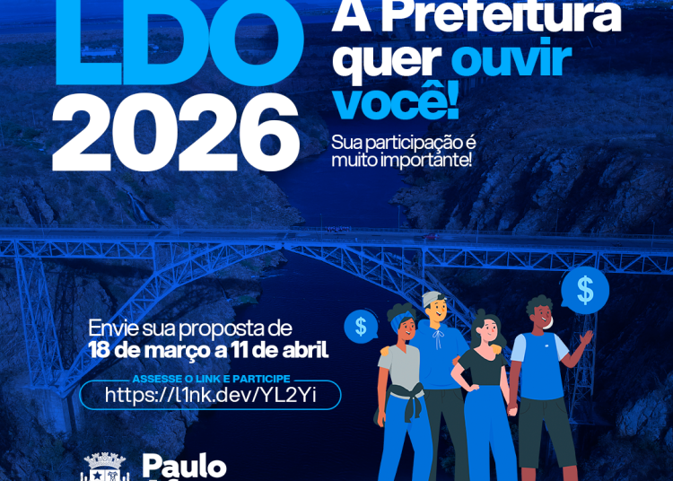 Prefeitura de Paulo Afonso abre Consulta Pública para definir  Prioridades do Orçamento 2026