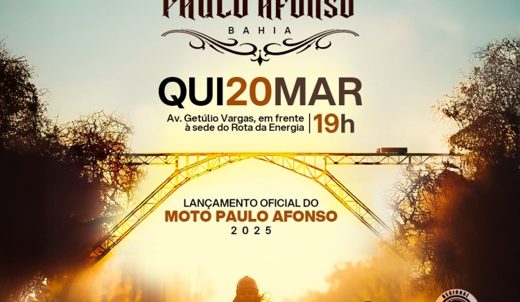 Moto Paulo Afonso 2025: Esquenta oficial acontece nessa quinta-feira com anúncio das atrações
