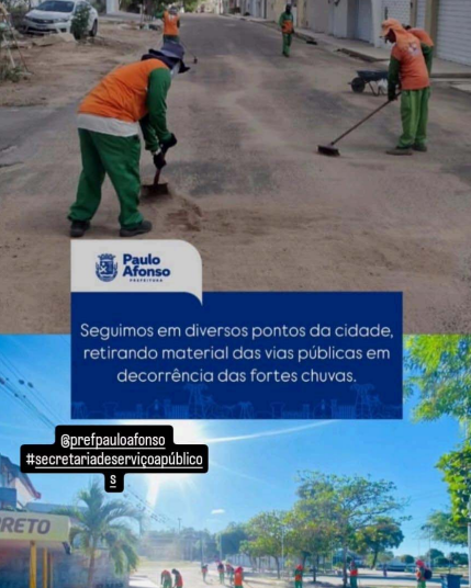 Prefeitura de Paulo Afonso e SESP realizam grande força-tarefa pelos 100 dias de governo