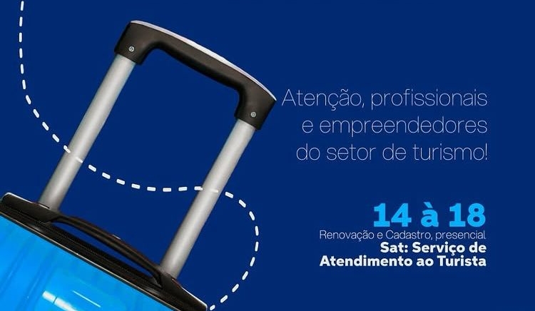 Profissionais do turismo: renovação e novos cadastros no CADASTUR estão abertos!