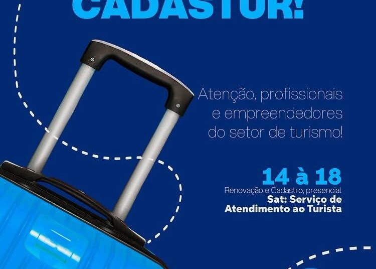 Profissionais do turismo: renovação e novos cadastros no CADASTUR estão abertos!