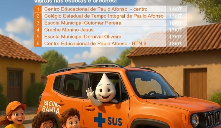 Prefeitura leva vacinas às escolas em ação conjunta com o estado