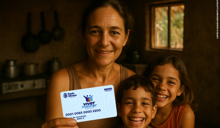 Primeiras famílias de Paulo Afonso passam a receber os valores do Cartão Viver Melhor