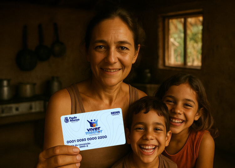 Primeiras famílias de Paulo Afonso passam a receber os valores do Cartão Viver Melhor