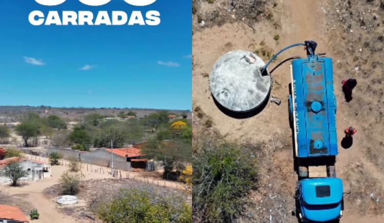 Mais de 900 carradas por semana: Prefeitura de Paulo Afonso mantém ritmo acelerado no abastecimento hídrico rural