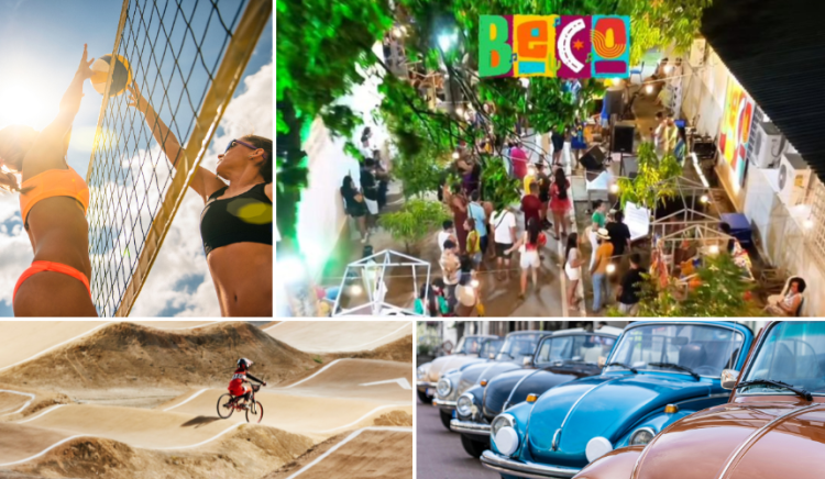 Diversas atividades culturais e esportivas neste fim de semana: Conexão Verão, 7º Encontro de Carros Antigos, Campeonato de BMX e Beco da Cultura