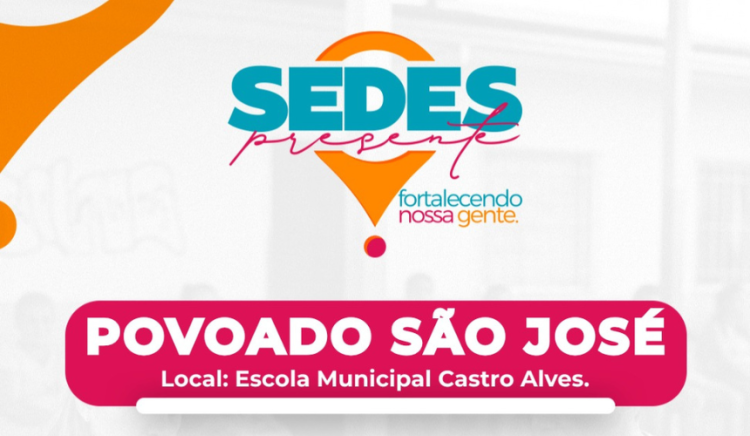 Povoado São José recebe o projeto ‘SEDES Presente’ com mutirão de serviços nesta segunda (09)