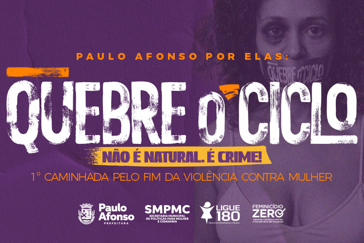 Paulo Afonso se mobiliza para a 1ª Marcha “Paulo Afonso por Elas” contra a violência de gênero