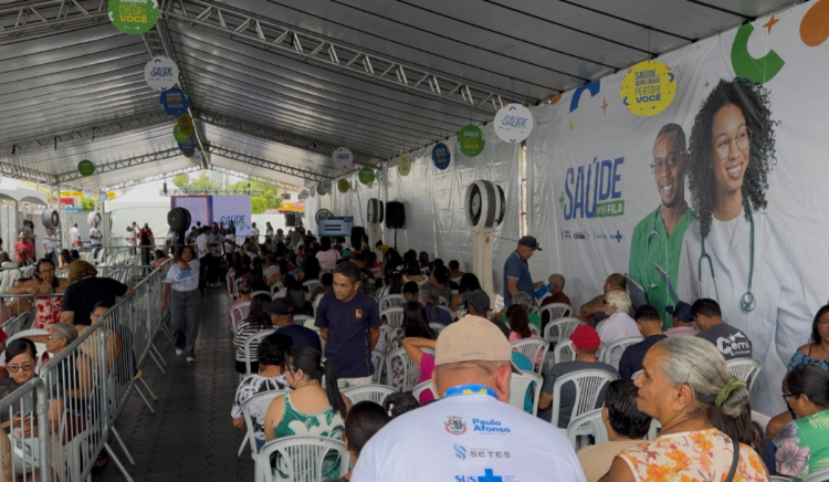 Organização e estrutura acolhedora marcam o primeiro dia do mutirão “+ Saúde, Menos Fila” em Paulo Afonso