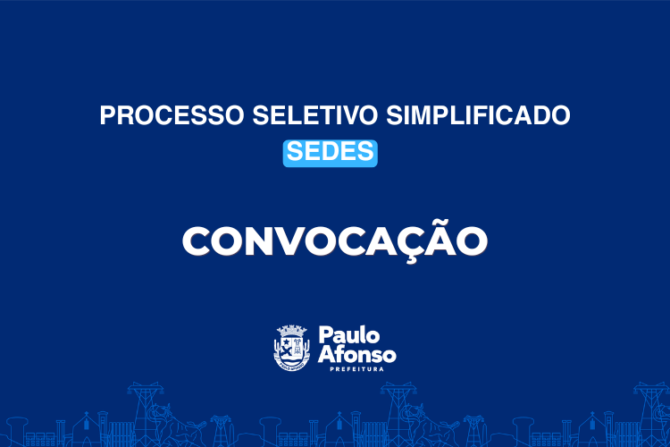 Processo Seletivo EDITAL Nº 001/2026 –  CONVOCAÇÃO dos candidatos aprovados