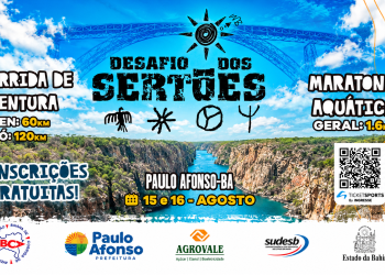 capa desafio dos sertões corrida de aventura Prefeitura de Paulo Afonso Desafio dos Sertões chega a Paulo Afonso e reforça potencial do município para o turismo de aventura. Inscrições gratuitas!