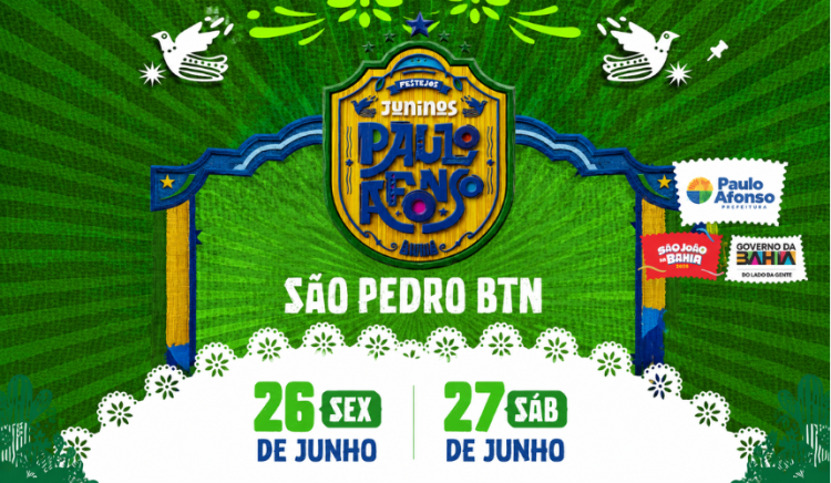 São Pedro do BTN 2026 promete dois dias de muita música e tradição em Paulo Afonso