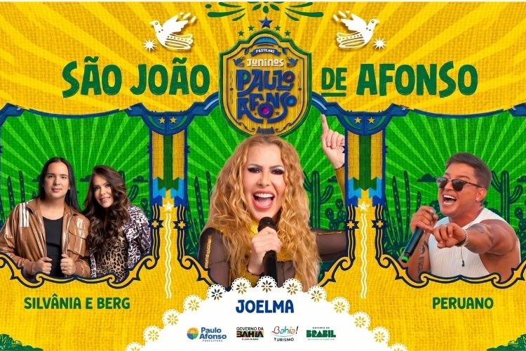 Com grandes atrações como Joelma e artistas locais Festejos Juninos de Paulo Afonso começam nesta quinta (18)